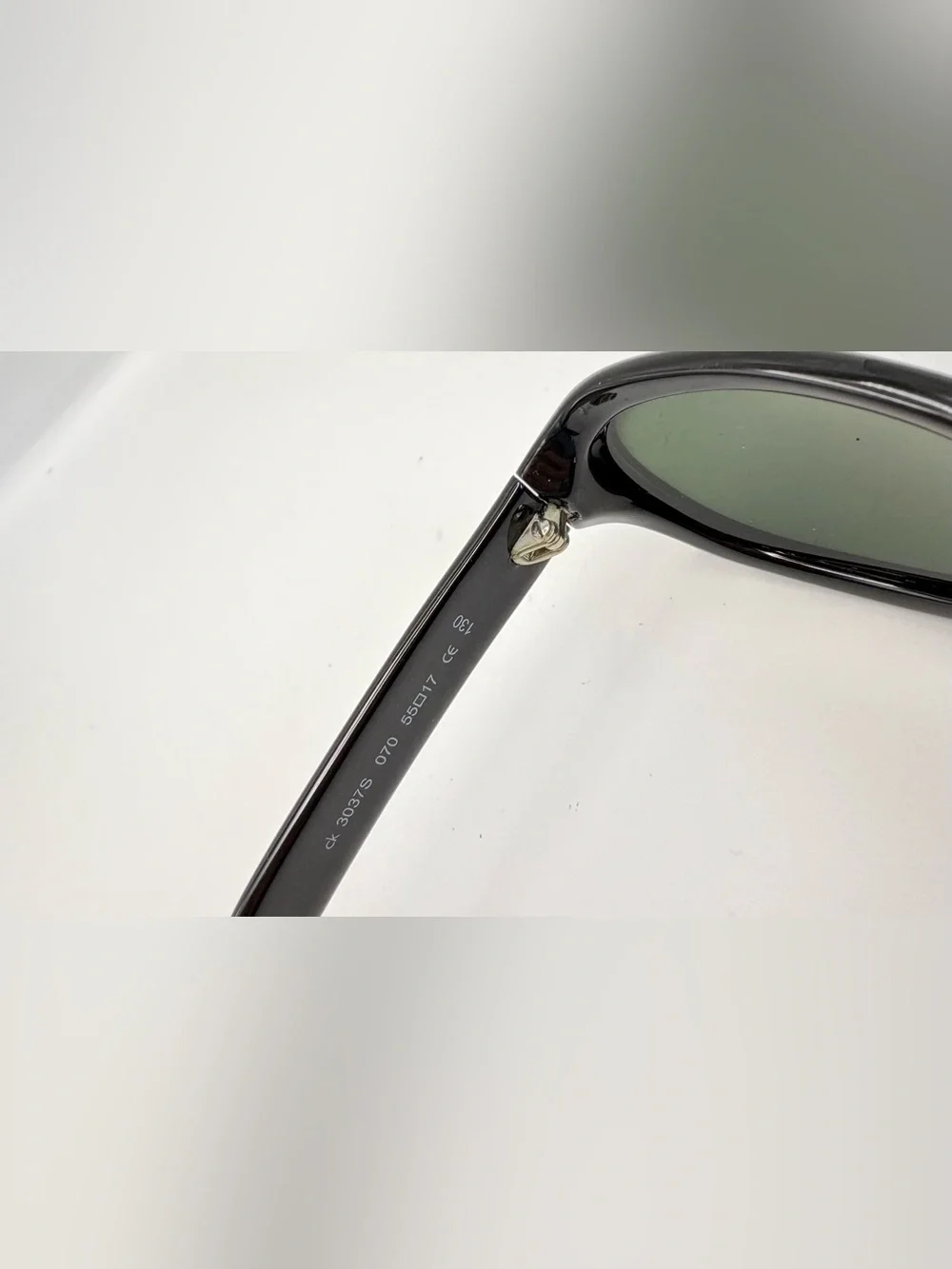 Calvin Klein 3037S Black Oval Sunglasses Frames Only
